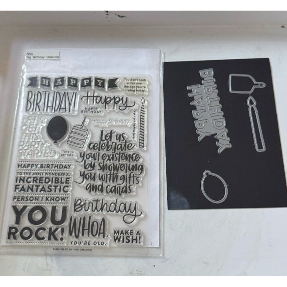 Large Simon Says Stamp Sets - Birthday and Holiday